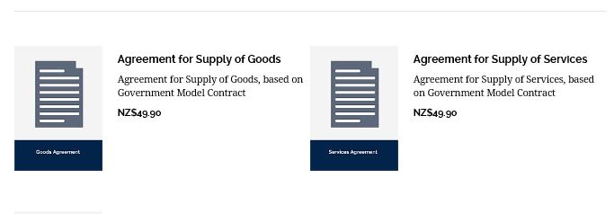 Agreements for Goods and Services