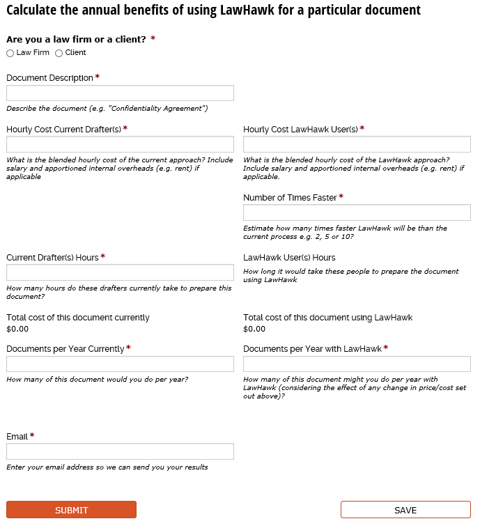 Automation Benefits Calculator