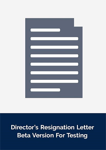 Director's Resignation Letter - Beta
