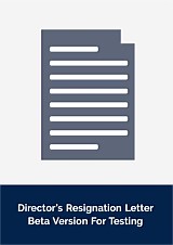 Director's Resignation Letter - Beta